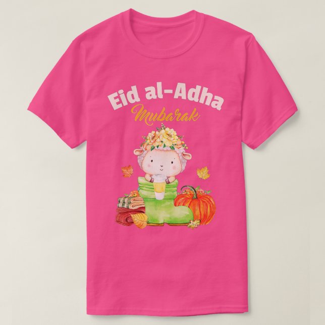Camiseta Muçulmano Eid Al Adha Eid Mubarak Feliz Dia do Eid (Frente do Design)