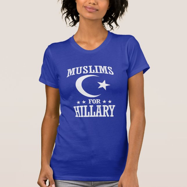 CAMISETA MUÇULMANOS PARA HILLARY (Frente)