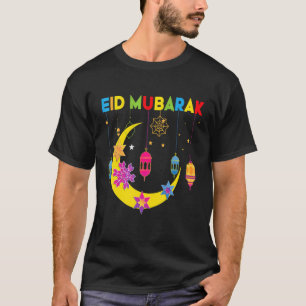 Camiseta Muçulmanos Ramadan Kareem Celebração de Eid Mubara