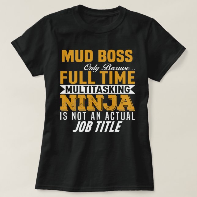 Camiseta Mud Boss (Frente do Design)