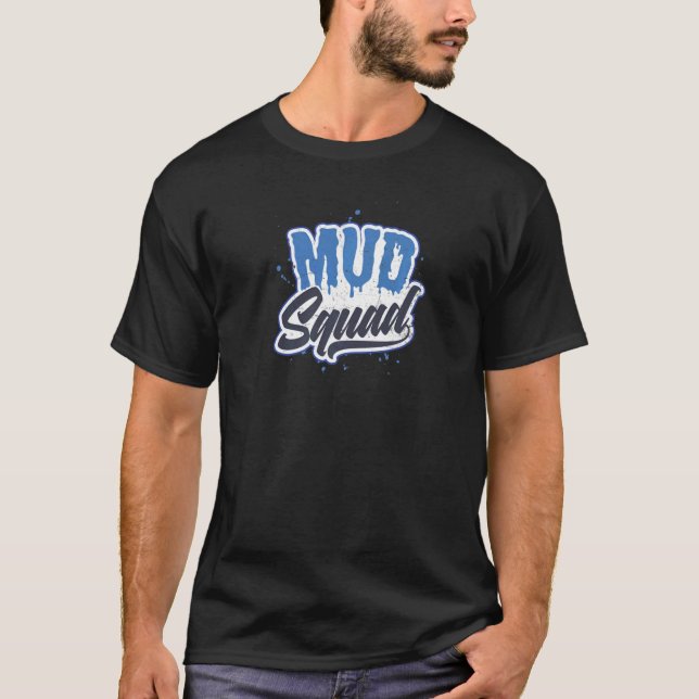 Camiseta Mud Squad Team Outfit Mud Executar (Frente)