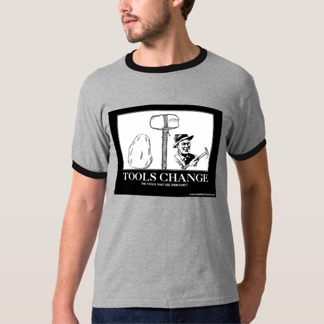 Camiseta Mudança-Campainha T das ferramentas (Frente)