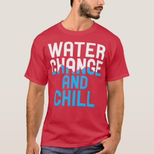 Camiseta Mudança De Água E Enchimento De Peixes De Aquário