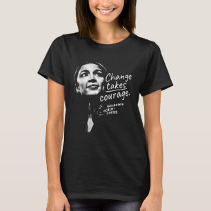 Camiseta Mudança Política AOC 2028 Citação