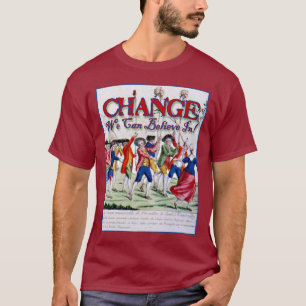 Camiseta Mudança que nós podemos acreditar em ........ co