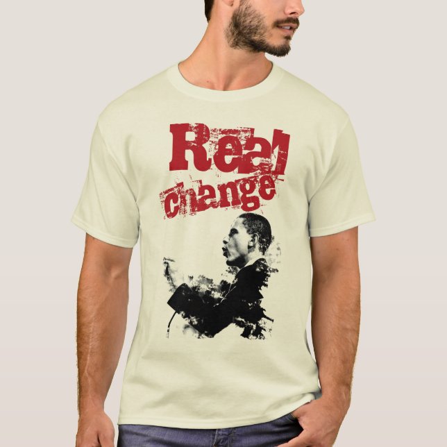 Camiseta Mudança real (Frente)