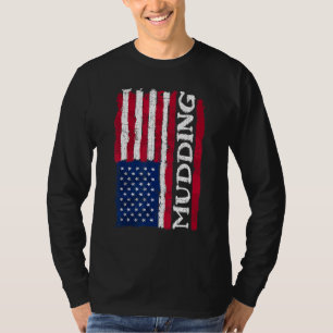 Camiseta Mudanças do sinalizador SA da estrada com retro Mu