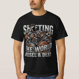 Camiseta Mudando o Mundo Diesel e Dívida Presente de Caminh