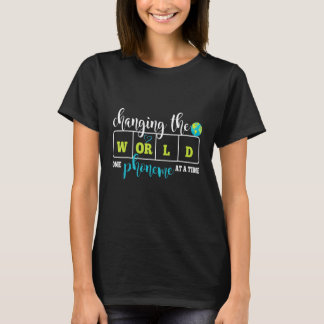 Camiseta Mudando o Mundo Um Fonema de Cada Vez  Professor