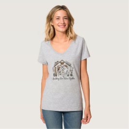 Camiseta 'Mudando o Nosso Futuro Juntos' Casal DIY Feminino