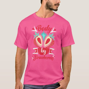 Camiseta Mudas de Morango Jardim de Frutas Plantas Sementes