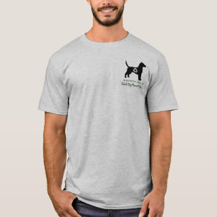Camiseta Mude as probabilidades parte dianteira e parte