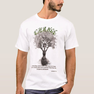 Camiseta mude o nin dos anais da mulher da árvore