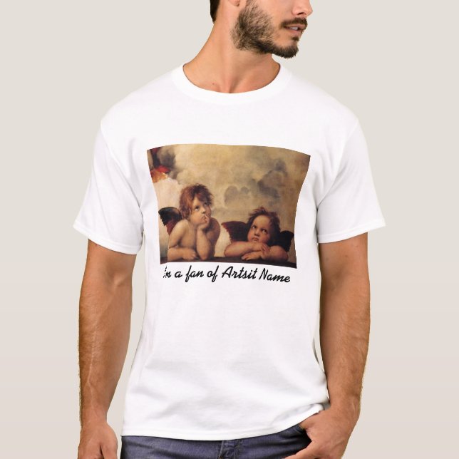 Camiseta Mude para a sua própria imagem ou arte favorita e  (Frente)