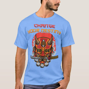 Camiseta Mude seu destino - Anime Ninjas - Manga Samurai