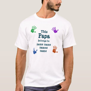 Camiseta Mude todos os nomes que este Papa pertence ao avô