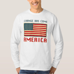 Camiseta Mude veio a América Obama