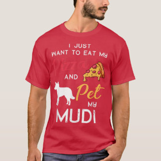 Camiseta Mudi Dog Pizza Proprietária do Natal