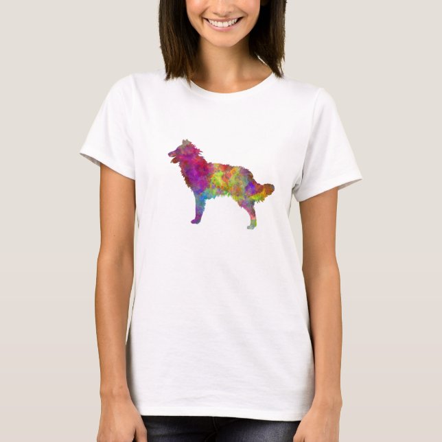Camiseta Mudi in watercolor 2 (Frente)