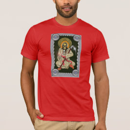 Camiseta muerte do papai noel (ouro)