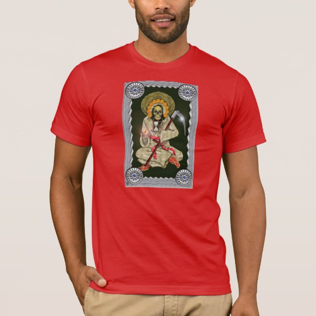 Camiseta muerte do papai noel (ouro) (Frente)