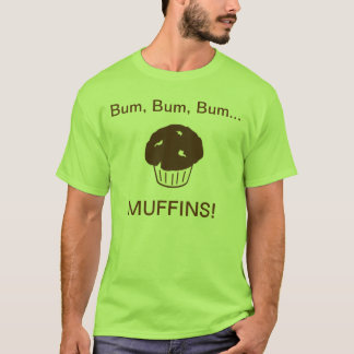 Camiseta Muffin do vagabundo do vagabundo do vagabundo