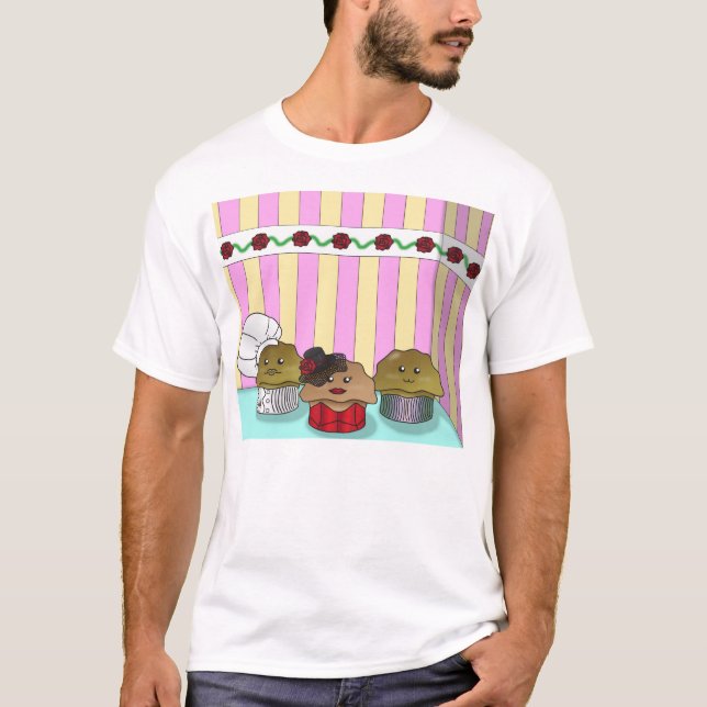 Camiseta Muffin em seu ambiente (Frente)