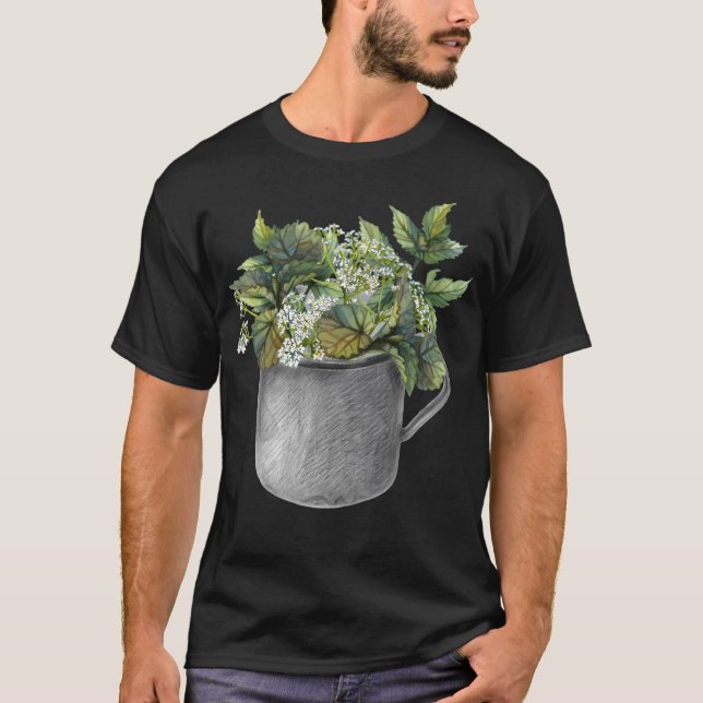 Camiseta Mug Com Crescimento De Florestas Verdes (Frente)