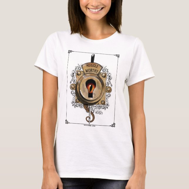 Camiseta MÚGLE WORTHY™ Lock (Frente)
