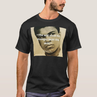 Camiseta Muhammad Al O testamento deve ser mais forte que o