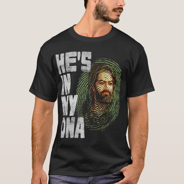 Camiseta Muharram Ashura Day Ya Hussain Ele está no meu DNA (Frente)