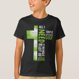 Camiseta Muita Quantidade De Jesus Golfe Golfe Esporte Aman