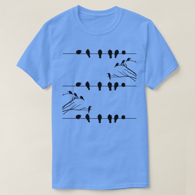 Camiseta Muitas aves (Frente do Design)
