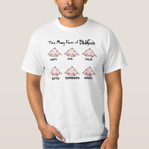 Camiseta Muitas caras de Blobfish