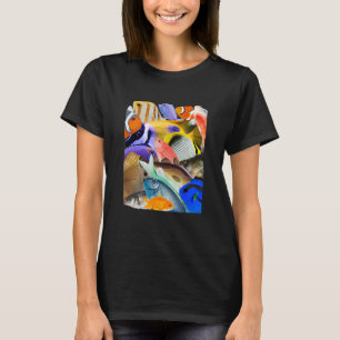 Camiseta Muitas Espécies De Peixes