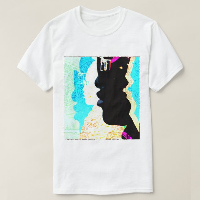 Camiseta Muitas Faces (Frente do Design)