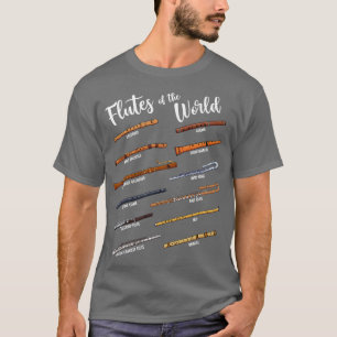Camiseta Muitas flautas do mundo Flute