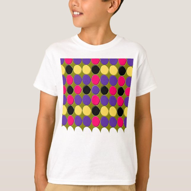 Camiseta Muitas manchas Crianças T Shirt (Frente)