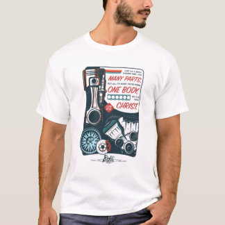 Camiseta Muitas Partes, Um Corpo