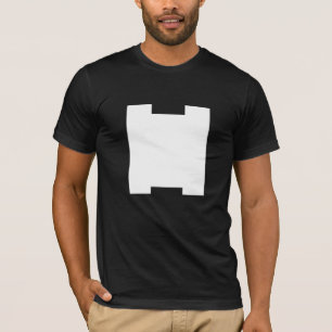 CAMISETA MUITO ARTÍSTICO MONOGRAMA H PRETO
