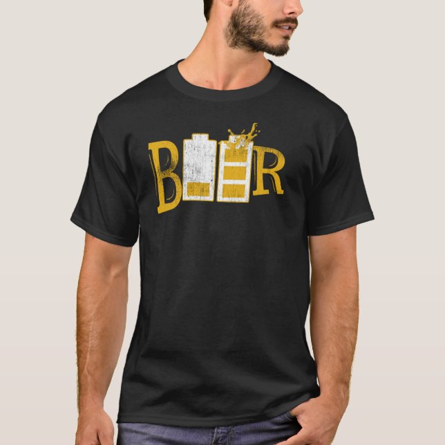 Camiseta Muito Baixo Na Necessidade Da Cerveja O Io Desliga (Frente)