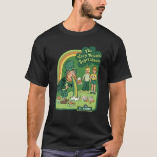 Camiseta Muito Bebado Leprechaun Dia de São Patrício Happ