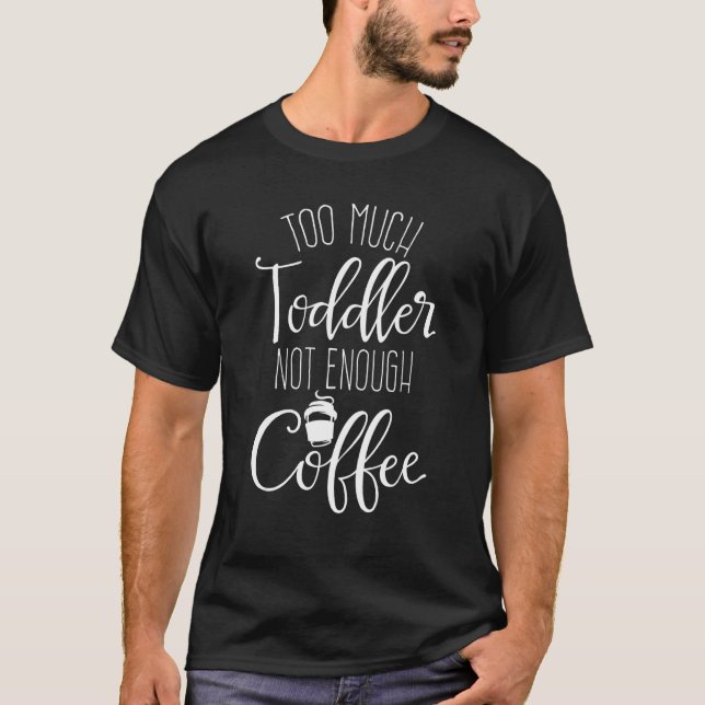 Camiseta Muito Bebê e Pouco Café   Mãe Cansada (Frente)