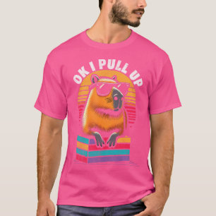Camiseta Muito Bem, Puxe Capybaras Para Cima.