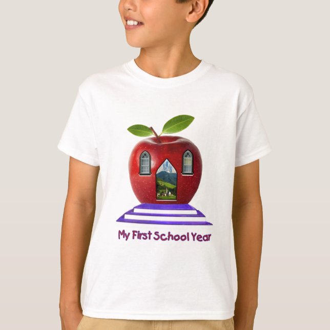 Camiseta Muito Bom Meu Primeiro Ano Escolar (Frente)