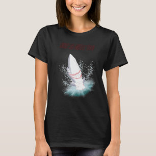 Camiseta Muito bom te conhecer Fome de tubarão mergulhador