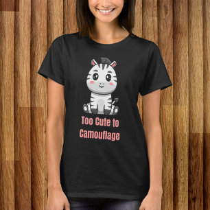 Camiseta Muito bonito para a camuflagem
