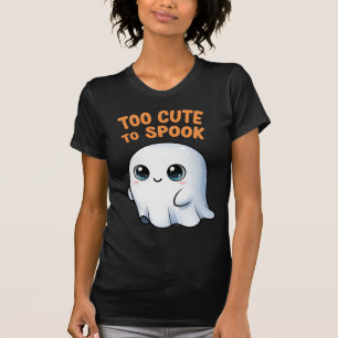 Camiseta Muito bonito para assustar fantasma engraçado