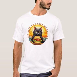 Camiseta Muito bonito para compartilhar minha arte de queim