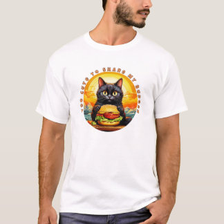 Camiseta Muito bonito para compartilhar minha arte de queim